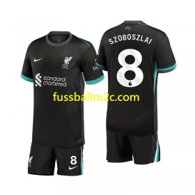 Fußballtrikots Liverpool Szoboszlai 8 Kinder Auswärts Trikotsatz 2024-2025
